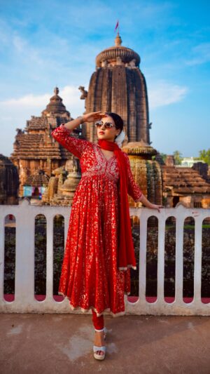 Pupul Bhuyan Instagram - Draped in tradition, served with power. She doesn’t bow—she makes the world bow to her confidence. 💃🔥Outfits from @wforwoman and @bibaindia 
  #StyleHashtags #NexusSelectMalls #NexusSelectTrust #EthnicFeels #BIBA #Wforwomen