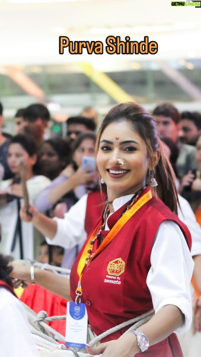 Purva Rajendra Shinde - 5.4K Likes - आरतीचा दिव्यातून झळकते श्रद्धा, ढोलाचा तालात नाचते मराठी आत्मा✨ purva Shinde in her divine element