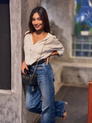 Purva Rajendra Shinde Instagram - Betrayal funded my glow-up 🖤
#purvashinde #purvaraaj #dailyposts