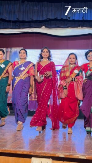 Purva Rajendra Shinde Instagram - अभिनेत्री पूर्वा शिंदेसह रंगलेल्या झी मराठी श्रावण सोहळ्यातील काही खास क्षण..✨
#ZeeMarathi #ShravanSohla #InCharacterWithZee #ZM