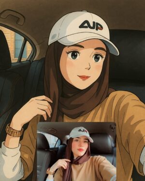 Raazia Mughal Instagram - It’s a trend right ?😂 ghibli whibllll kr liya hum nay b 🥴 cute hai na ❤️🥹 
.
.
.
.
.
.
.
.
.
#post #ghibliredraw #insta #instagram #instamood #instagram #ınstart #post #treand #tranding