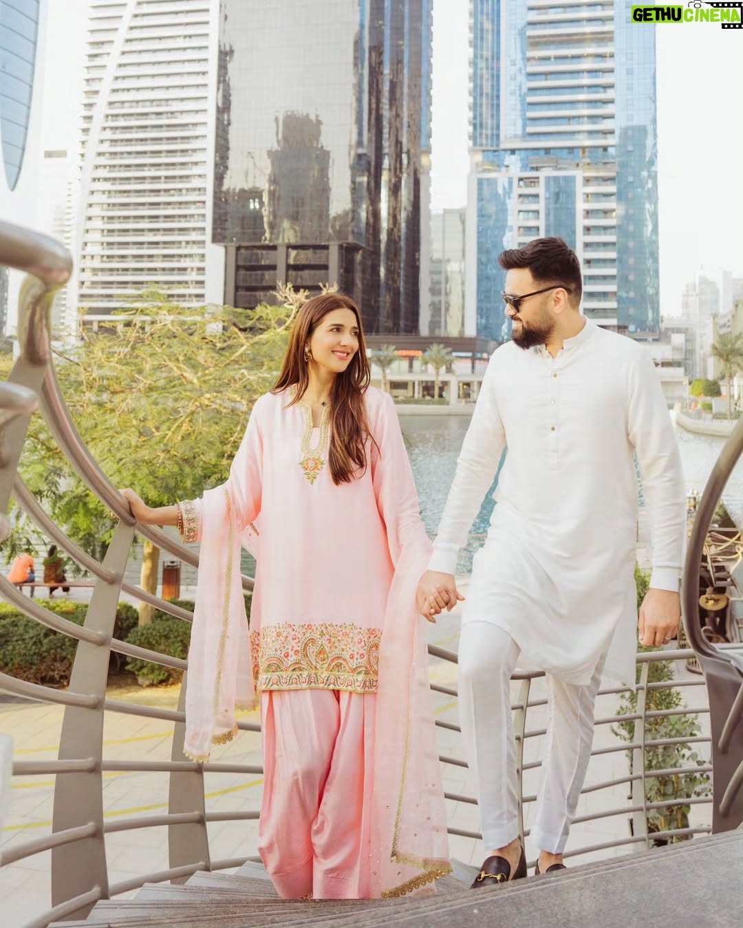 Rabab Hashim - 16.2K Likes - Eid Mubarak from us to you all! ❤️

👗 @sfkbridals 
📸 @zamalsamanphotography