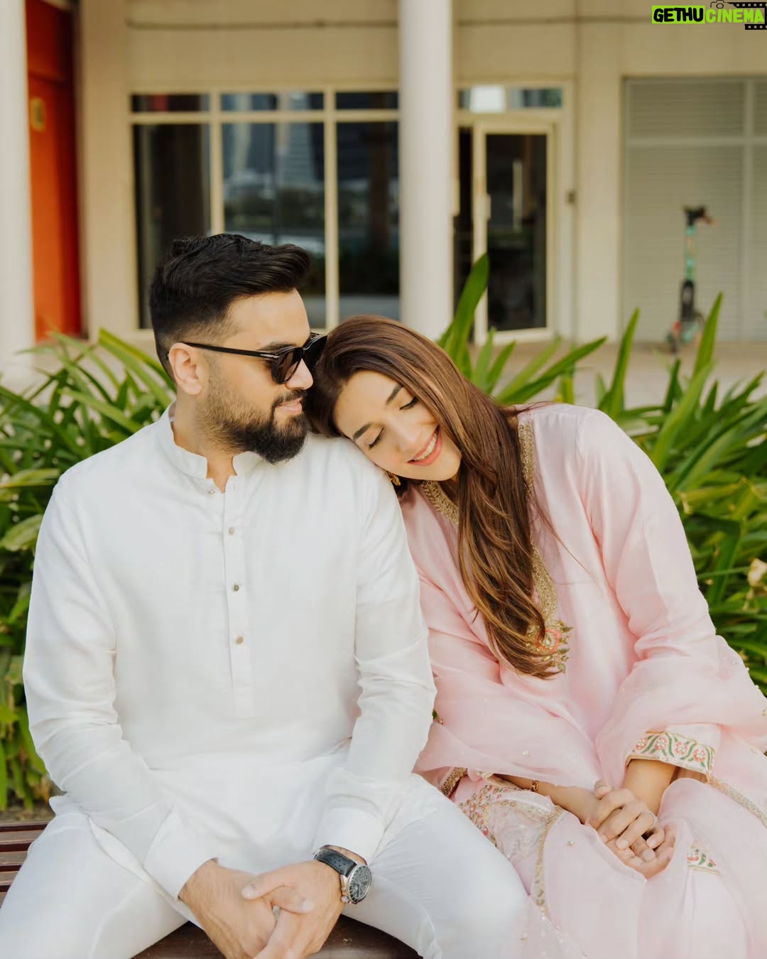 Rabab Hashim - 16.2K Likes - Eid Mubarak from us to you all! ❤️

👗 @sfkbridals 
📸 @zamalsamanphotography