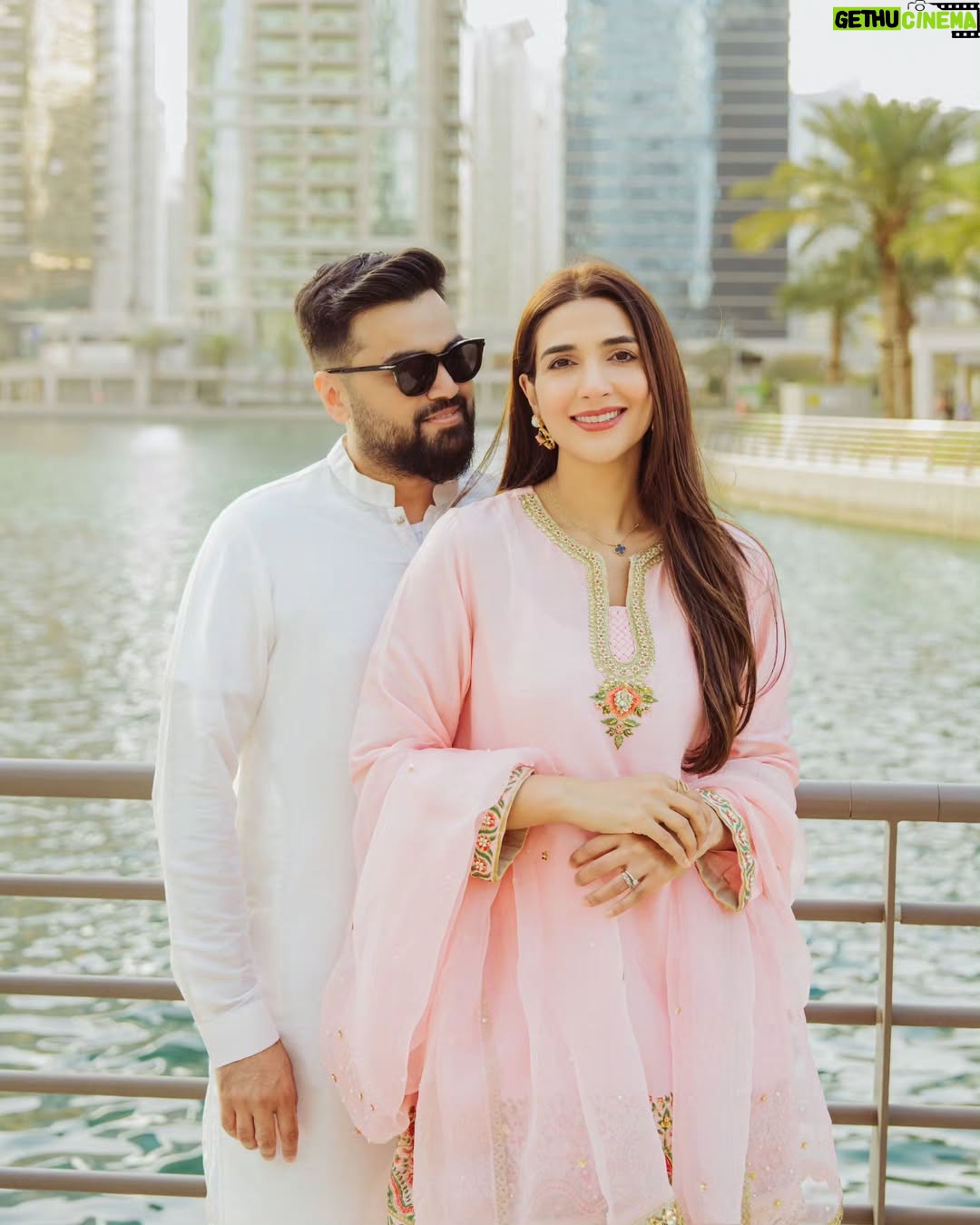 Rabab Hashim - 16.2K Likes - Eid Mubarak from us to you all! ❤️

👗 @sfkbridals 
📸 @zamalsamanphotography