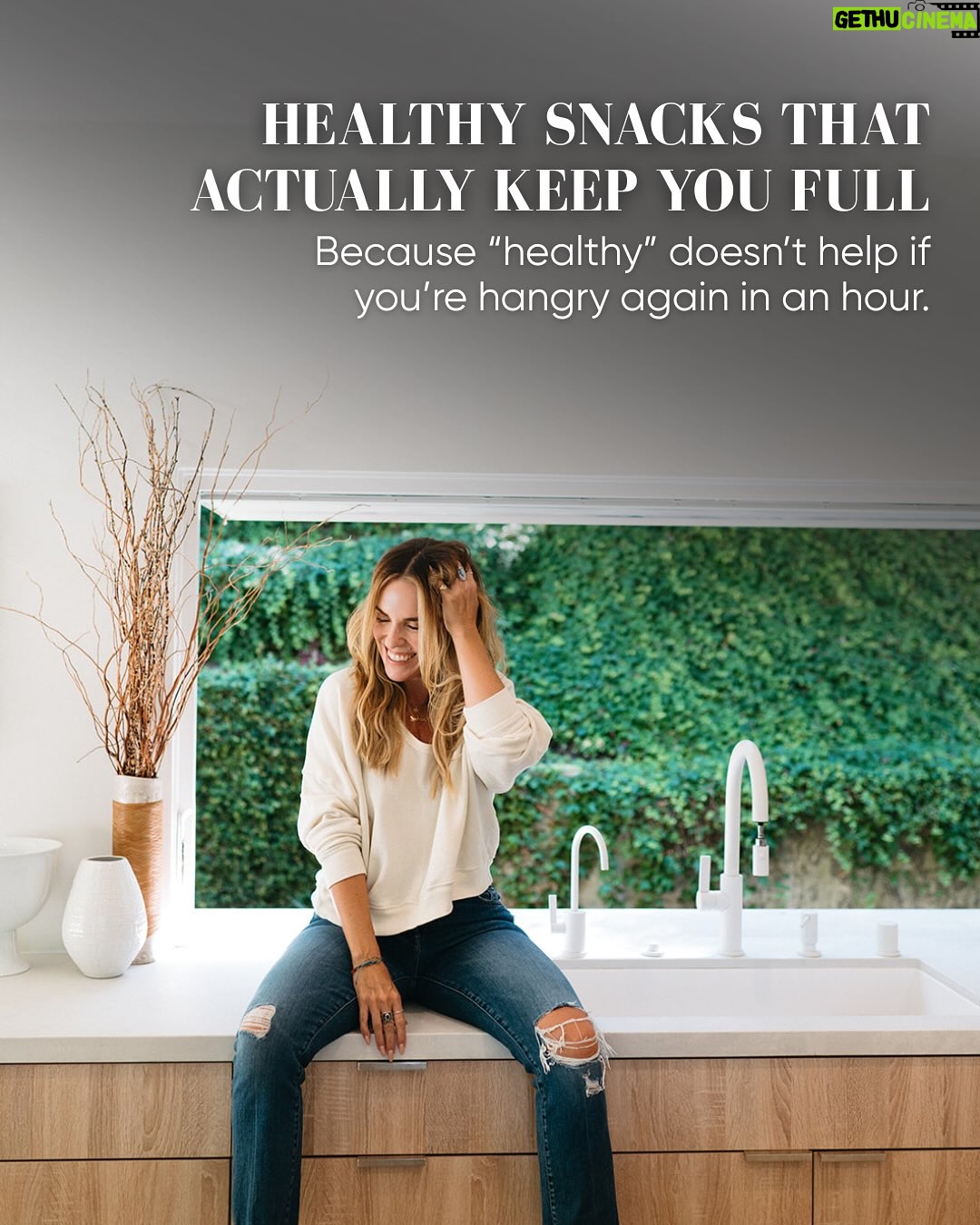 Rachel Hollis - 1K Likes - I’m definitely not perfect when it comes to snacking, but I try to keep a few better options around so it’s easier to make a good choice in the moment. Head to the site to see my go-to snacks when I want something quick, easy, and a little bit healthier.

Link in bio!
