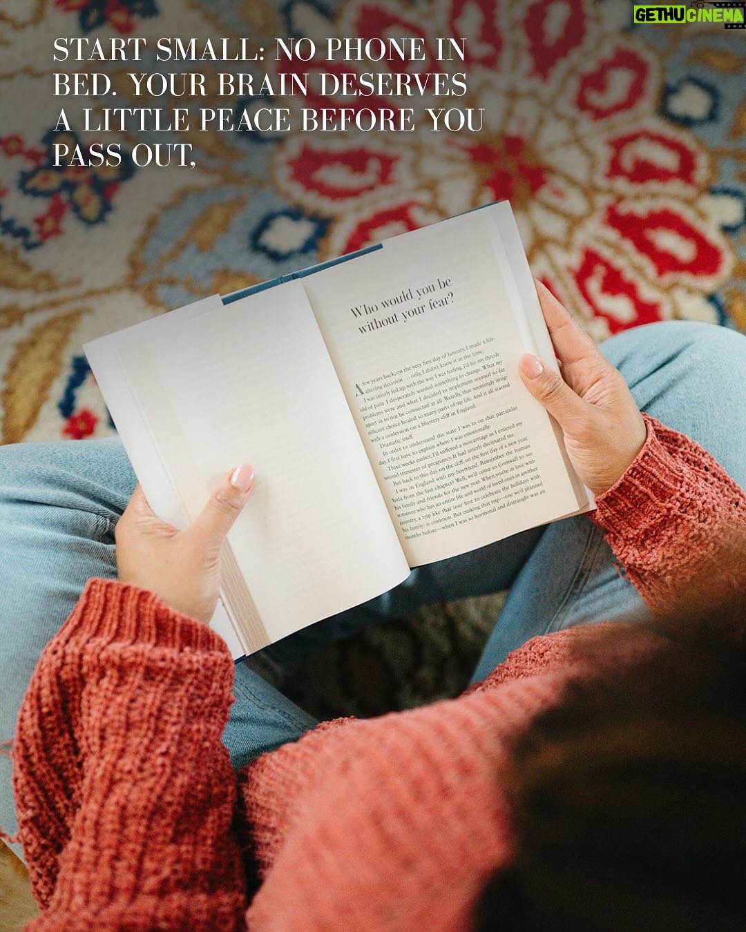 Rachel Hollis - 1.7K Likes - Ready for a game-changer? Try this: build a nighttime routine that actually works. A better evening routine means better sleep, smoother mornings, and a calmer mind. Grab your tea and learn how to build one that actually works – link in bio.