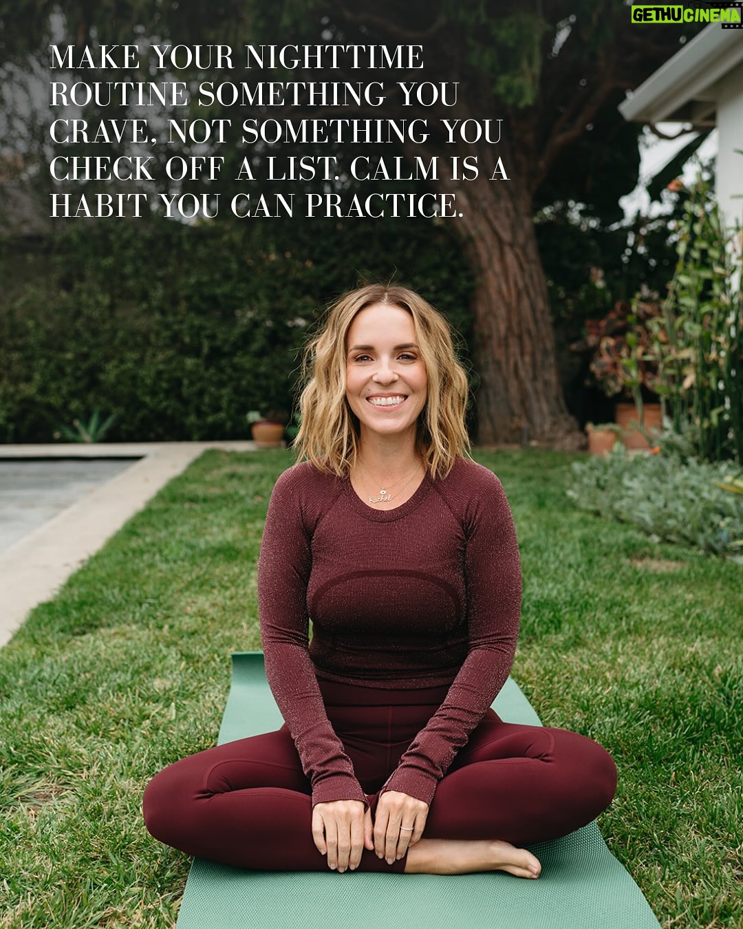 Rachel Hollis - 1.7K Likes - Ready for a game-changer? Try this: build a nighttime routine that actually works. A better evening routine means better sleep, smoother mornings, and a calmer mind. Grab your tea and learn how to build one that actually works – link in bio.