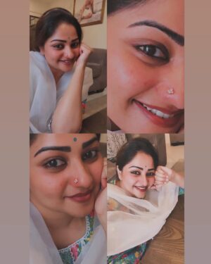 Rachita Ram Instagram - Happy Navratri to everyone!✨ 

I’ve been wanting to get my nose pierced for a long time, and I’m so glad I could make it happen on this special day!☺️ 

#happyhabba #festivevibes✨#navaratri