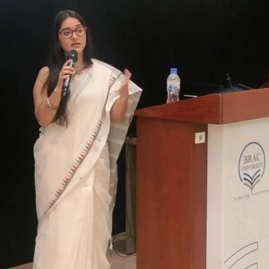 Rafiath Rashid Mithila Instagram - Talk about a full-circle moment โจ๐ฉโ๐
It was a true honor for me to return to my other alma mater, BRAC University, and share my PhD thesis at the 'Inspire' session hosted by the BRAC Institute of Educational Development (BIED).
I remember starting my Masters in Early Childhood Development here and never imagining it would lead to a PhD! I'm so grateful to BRAC IED for building my foundational knowledge in this field. A special shout-out to two of my incredible teachers, Ferdousi apa and Fareha apa, who were there. It meant the world to have your support! โค๏ธ
#BRACU #BRACIED #Alumni ๐ฉโ๐ #EarlyChildhoodEducation
@bracuniversity @brac.ied