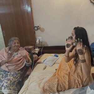 Raveena Aurora Instagram - my beautiful queen grandma suddenly passed on the day of my mom’s two month death anniversary 💔 I’d just like god to give us a break from all this pain💔 rest in peace angel . You were the embodiment of kindness and grace all your life. My favorite thing to do with you was cuddle in your bed and the last time we did I thought of how you  were one of my last maternal vessels on earth 💔 love you forever