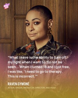 Raven-Symoné Instagram - Growing up as a icon of the entertainment world, @RavenSymone knew that some sides of her identity would not have been celebrated — so she masked them, dimming her light. Today, as Raven-Symoné continues to step into directing, producing, and hosting roles, she’s unlearning old patterns, sharing stories that need to be told, and shining her light brighter than ever before.

@RavenSymone sits down with super-fans @SimoneBoyce and @DanielleRobay on #TheBrightSide to sing the “That’s So Raven” theme song, talk about what’s next for her as a director, and explain why hosting the game show “Scrabble” has been “the best experience of [her] adult life.”

Tune in to the episode at the link in bio, the @IHeartRadio app, @ApplePodcasts, or wherever you get your podcasts! And make sure to follow us on TikTok @ thebrightsidepod 🎧☀️