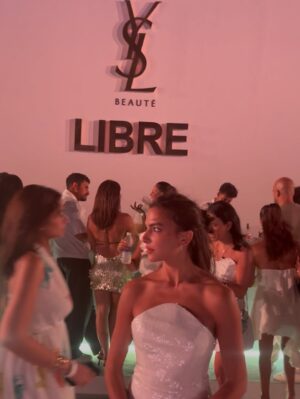 Reem Khoury Instagram - The fragrance of fierce freedom, LIBRE L’Eau Nue by Yves Saint Laurent.
@yslbeauty @yslpopupeg #LibreLEauNue

Dressed by @pamelasmithofficial 
Make up @makeupbynrizk 
Hair @alsagheersalons