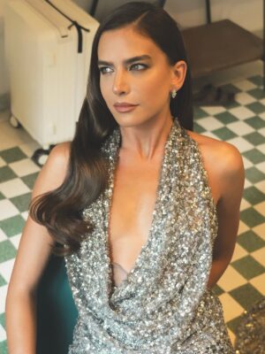Reem Khoury Instagram - @biaflebanon ✨ 
Wearing @georgeschakraofficial 
Styled by @styledbyibra 
Jewelry @himojewelry 
Make up @glowbyelias 
Hair @michel_layoun 
Photos @vdaou @ronyhannaphotography