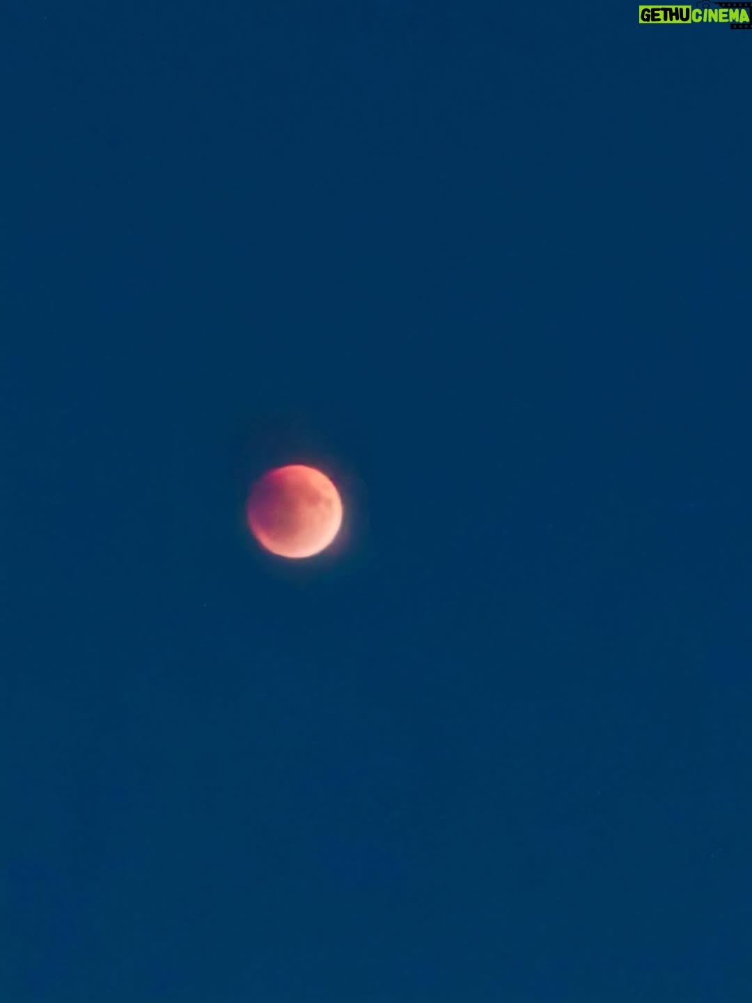 Renu Desai - 45.1K Likes - Got to experience the sheer magic of a celestial event tonight. I lost hope just before the full eclipse because the clouds started rolling in but they cleared up in 10 minutes and to get to witness a complete lunar eclipse is an experience that I will be fascinated with for the rest of my life🧡 
Tried to capture a little bit of this amazing phenomenon on my phone and sharing some with you all😊 #lunareclipse #chandragrahan #lunareclipse2025