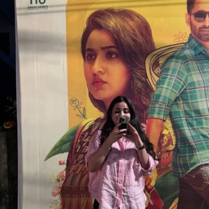 Revathi Pillai Instagram - 10 days to go for odum kuthira chadum kuthira!!🐎🥭
Firsts are always special. Here’s mine- my first Malayalam film’s poster that I spotted in the city. Called my family to show them, saw the biggest smile on their faces which made it even better. 10 years ago, I wouldn’t even have imagined something even close to this happening. Very grateful and happy and nervous for this one. And that said, I’ll see you at the movies on 29th August. 
(Pinch me).🦋💛