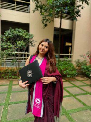 Ria Pednekar Instagram - I graduATEEE 🎓 not just with a degree in graphic design, but with a heart full of memories, lessons, and quiet victories. Four years ago, I stepped into this journey with curiosity and passion, not knowing fully what was ahead. This course tested me in every possible way from late night submissions and creative blocks to the mental pressure of jury and reviews that pushed me to my edge. Presenting my work, standing through critiques, constantly questioning if I was good enough it was exhausting, emotional, and deeply personal.
And while all this was going on, there was another part of me, the part that showed up for you on Instagram♥️. Managing content while pursuing this degree was one of the hardest things I’ve ever done. There were days I felt like I had to choose between building my future and staying connected with this amazing community. But I chose both. I’d go to college all day, then spend the night shooting and editing just so I could keep showing up here. I’ve literally lost sleep, skipped breaks, and pushed myself to the limit but your constant support, messages, and love never let me stop🧿.
Today isn’t just about a graduation certificate. It’s about surviving the chaos, embracing the hustle, and still choosing creativity through it all. I’m officially a graphic designer! So here’s to the late nights, the stress, the growth, and the passion. I’m stepping into the creative industry with both a degree and a community I’m proud of. And this is just the beginning🫶🏻.
#riaans #riapednekar03 #riapednekar #explore #explorepage #foryou #viral #trending #graduation #graduate #graduation🎓 #bdes #bachelorsdegree #saree #ootd #college #outfit #degree