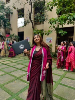Ria Pednekar Instagram - I graduATEEE 🎓 not just with a degree in graphic design, but with a heart full of memories, lessons, and quiet victories. Four years ago, I stepped into this journey with curiosity and passion, not knowing fully what was ahead. This course tested me in every possible way from late night submissions and creative blocks to the mental pressure of jury and reviews that pushed me to my edge. Presenting my work, standing through critiques, constantly questioning if I was good enough it was exhausting, emotional, and deeply personal.
And while all this was going on, there was another part of me, the part that showed up for you on Instagram♥️. Managing content while pursuing this degree was one of the hardest things I’ve ever done. There were days I felt like I had to choose between building my future and staying connected with this amazing community. But I chose both. I’d go to college all day, then spend the night shooting and editing just so I could keep showing up here. I’ve literally lost sleep, skipped breaks, and pushed myself to the limit but your constant support, messages, and love never let me stop🧿.
Today isn’t just about a graduation certificate. It’s about surviving the chaos, embracing the hustle, and still choosing creativity through it all. I’m officially a graphic designer! So here’s to the late nights, the stress, the growth, and the passion. I’m stepping into the creative industry with both a degree and a community I’m proud of. And this is just the beginning🫶🏻.
#riaans #riapednekar03 #riapednekar #explore #explorepage #foryou #viral #trending #graduation #graduate #graduation🎓 #bdes #bachelorsdegree #saree #ootd #college #outfit #degree