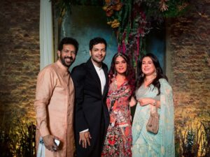 Richa Chadha Instagram - Happy anniversary @alifazal9 ! Life is better with you, in every way ☺️🌻 Mr Ali posting with his brand new wife and his first crush in the last image.

What an epic night it was … only those we loved were requested (barring one friend who’s missing invite is a mystery), only those who loved us came. They really must have loved us because it was in Byculla. 

Please watch Homebound in the cinemas. 
Please watch Jolly LLB in the cinemas. 
Please watch ‘songs of paradise’ on Amazon Prime video