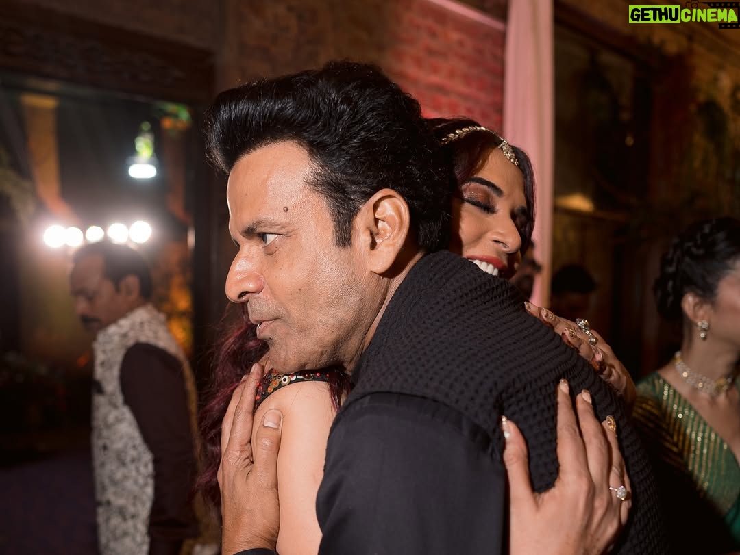 Richa Chadha - 143.2K Likes - Happy anniversary @alifazal9 ! Life is better with you, in every way ☺️🌻 Mr Ali posting with his brand new wife and his first crush in the last image.

What an epic night it was … only those we loved were requested (barring one friend who’s missing invite is a mystery), only those who loved us came. They really must have loved us because it was in Byculla. 

Please watch Homebound in the cinemas. 
Please watch Jolly LLB in the cinemas. 
Please watch ‘songs of paradise’ on Amazon Prime video