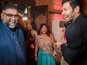 Richa Chadha Instagram - Happy anniversary @alifazal9 ! Life is better with you, in every way ☺️🌻 Mr Ali posting with his brand new wife and his first crush in the last image.

What an epic night it was … only those we loved were requested (barring one friend who’s missing invite is a mystery), only those who loved us came. They really must have loved us because it was in Byculla. 

Please watch Homebound in the cinemas. 
Please watch Jolly LLB in the cinemas. 
Please watch ‘songs of paradise’ on Amazon Prime video