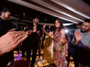 Richa Chadha Instagram - Happy anniversary @alifazal9 ! Life is better with you, in every way ☺️🌻 Mr Ali posting with his brand new wife and his first crush in the last image.

What an epic night it was … only those we loved were requested (barring one friend who’s missing invite is a mystery), only those who loved us came. They really must have loved us because it was in Byculla. 

Please watch Homebound in the cinemas. 
Please watch Jolly LLB in the cinemas. 
Please watch ‘songs of paradise’ on Amazon Prime video