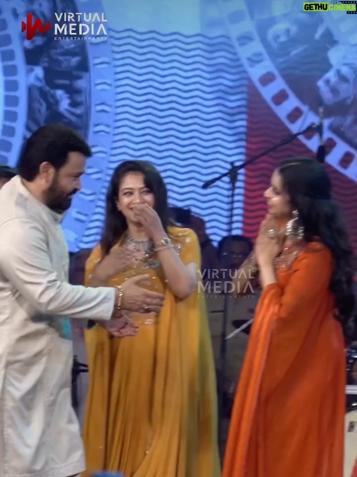 Rimi Tomy - 82K Likes - Beautiful moments from yesterday’s grand show organised by the Government of Kerala to honour our legend @mohanlal at Trivandrum Central Stadium ❤️
Feeling blessed to have received a small but truly precious gift from him ✨
And so happy to catch up with my dear friends after a long time, along with our beloved singing icons @mgsreekumar & @sujathaofficial 🎶💖