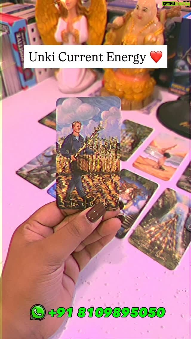 Ritika Gupta - 14.1K Likes - “Universe ke signs ko ignore mat kijiye…
Aaj maine tarot cards se jana hai ki aapke partner ki current energy kya keh rahi hai —
Kya wo aapko yaad kar rahe hain?
Kya unke dil mein ab bhi aapke liye jagah hai?
Sachi feelings aur spiritual guidance ke liye ye reel zaroor dekhiye ✨💌”

DM karein apni personal reading ke liye 💫
#RitikaGupta #TarotWithRitika

#PartnerEnergy #CurrentFeelings #LoveReading #TarotWithRitika #SpiritualGuidance #TwinFlameEnergy #HindiTarot #TarotReadingHindi #LovePrediction #EnergyReading #PartnerThoughts #UniverseMessage #HealingVibes #divineguidance