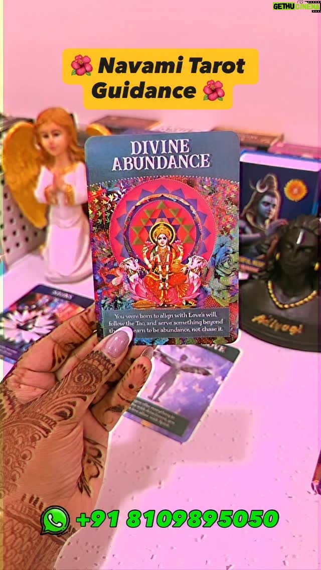 Ritika Gupta - 7.2K Likes - Aaj ki Navami par Maa Durga ki taraf se powerful tarot guidance 💖
Relationship, clarity & divine blessings ✨

Full detailed reading YouTube pe (link in bio).
DM for personal sessions (WhatsApp  91 8109895050).

#Navami2025 #DurgaNavami #NavratriGuidance #RelationshipTarot #MaaDurgaMessage #TarotWithRitika #DivineTiming #NavamiBlessings #SpiritualGuidance #HealingWithRitika #DurgaMa