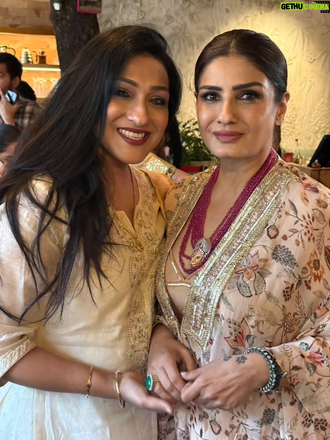 Rituparna Sengupta - 19.8K Likes - Congratulations @officialraveenatandon for your new endeavor....Thank you for making me a part of your lovely launch ...the curation and the display was beautiful...just like you❤️❤️..