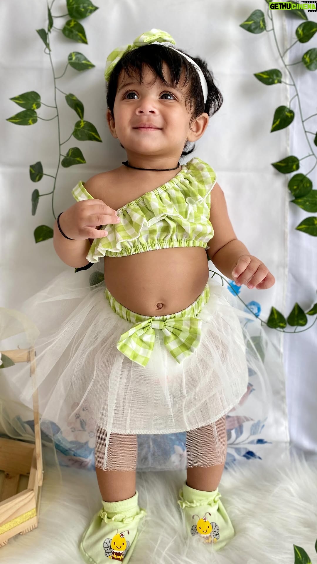 Ritz Gautam - 816 Likes - Our bundle of joy, dreams of possibilities, ten little fingers, ten perfect toes fills our heart with love that overflows. Wishing my doll a very happy 8th month Birthday 🥳 💕💝❤️💚🧿

#hopscotch #hopscotchmoment #8monthsold #8monthsbaby #cutebaby #cutegirl #cutebabygirl #babygirl #babygirlstyle #babygirlfashion #babygirlclothes #babygirlmodel #bangalorebabyblogger #bangaloreblogger #bangaloreinfluencer