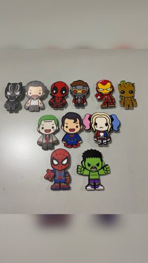 Ritz Gautam Instagram - If you fan of collecting comic bag pins and magnets then check this out. What a cuties 😍 @chibistaan have what you want ❤️

#superheros #bagpins #fridgemagnets #comicpins #comicfridgemagnets #ad #collaboration #marvelcomics  #dccomics #chibistaan