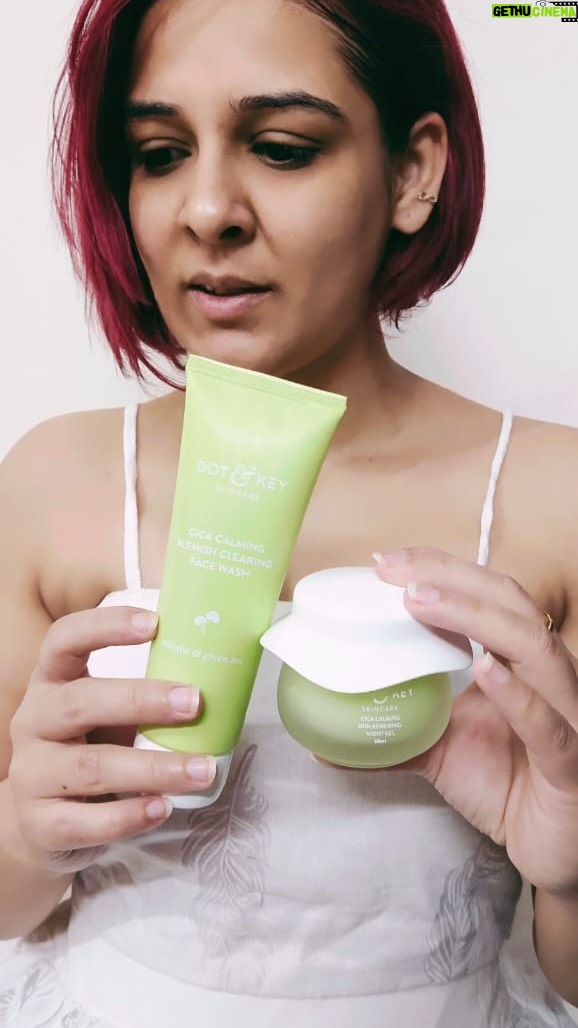 Ritz Gautam - 442 Likes - #ad #BreakupWithAcne for good!!

Struggling with stubborn acne or those pesky little breakouts? 

@dotandkey.skincare Dot & Key’s Super Cica Cleanser & Night Gel are here to help you break-up with acne super easy & quick. How? 

Sneak a peek here 
CICA Calming Blemish Clearing Face Wash: A sulphate-free, soap-free face wash  powered by Cica & Salicylic Acid, it gently cleanses to remove excess oil & helps control acne without drying out the skin. 

CICA Calming Skin Renewing Night Gel: Oil-free & non-comedogenic, this magic concoction of Cica & Niacinamide soothes acne, fades acne scars & offers balanced hydration. 

I am all set to #BreakUpwithAcne. Are you?

Go grab this from nykaa.com and use code  DOTNKEY10 for flat 10% off on Dot & Key Products

Also available at http://www.dotandkey.com. So Shop Now! 

#Breakupwithacne #Dotandkeyskincare #AcneSkincare #supercica