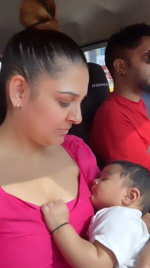 Ritz Gautam Instagram - Our 1st Brunch out together 🥰
#familytime #family #familyouting #annithebornstar #ritzgautam #familybrunch #babygirl #cutebaby #cutebabygirl #lovemydaughter #1stouting #1stdayout #momlife #momblogger #momlove #momanddaughter #motherlove #motherdaughter #motherdaughterlove #motherdaughtergoals #motherdaughtertime