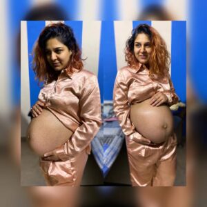 Ritz Gautam Instagram - I am 38 weeks 2 days due.
For many #momtobe google and other mom to be stomach reference pics are the hope to guess the gender in India. I took this pic today and tomorrow is our Big Day.
My stomach is pushed down and has always been down, even though my navel is fully open but navel area is flat not protruding out.
I had nausea feeling for almost 4 and half months but never pueked.
I never had any specific cravings, I initially use to eat just to fill my stomach and now towards end of 3rd trimester I feel like eating sweets and then immediately something salty 😂
It’s weird and symptoms for every women is different as per their body needs. But probably might help someone to relate and keep guessing Gender 😂 which I did throughout my pregnancy.
No matter Girl/Boy it’s a blessing and we will be equally happy and excited.