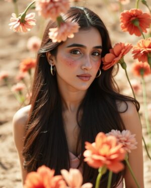 Riya Bhatu Instagram - Skincare so good, even the flowers are blushing🌸✨