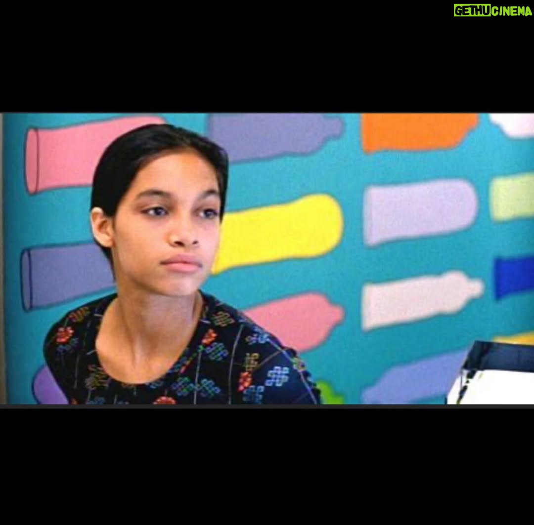 Rosario Dawson - 70.7K Likes - 30 years ago today KIDS premiered in theaters… I wasn’t old enough to watch my own film so had to plead with the manager to let me in- “I’m the K in KIDS…!” So much more to say but for now just musing on it all… Big thank you to my Daddy-O for telling me to “go downstairs and get discovered!” Glad I took your advice as it’s turned out pretty well…! What a journey… Harold and Justin, you are missed. #LEGENDSNEVERDIE