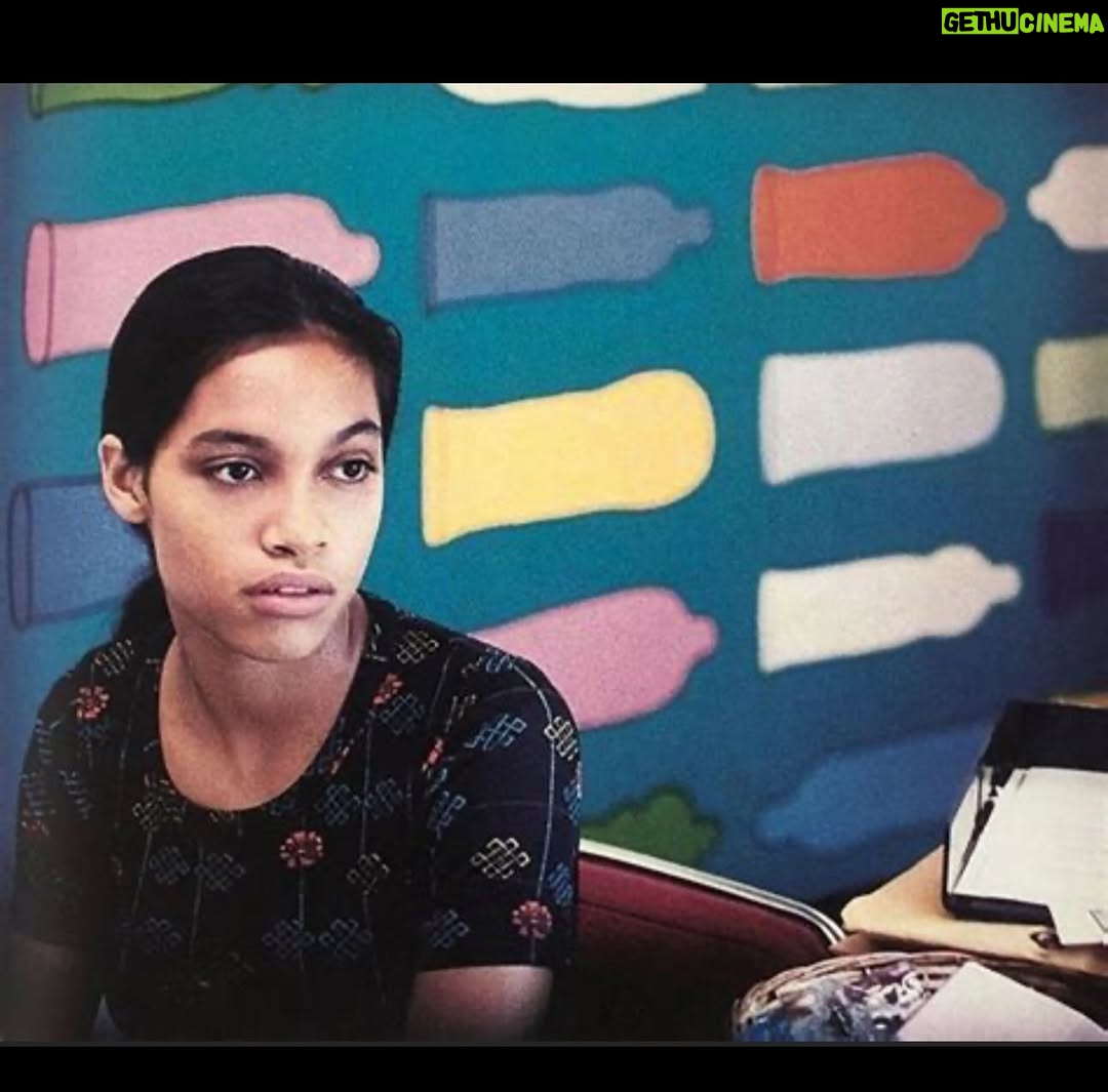 Rosario Dawson - 70.7K Likes - 30 years ago today KIDS premiered in theaters… I wasn’t old enough to watch my own film so had to plead with the manager to let me in- “I’m the K in KIDS…!” So much more to say but for now just musing on it all… Big thank you to my Daddy-O for telling me to “go downstairs and get discovered!” Glad I took your advice as it’s turned out pretty well…! What a journey… Harold and Justin, you are missed. #LEGENDSNEVERDIE