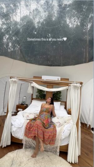 Rose Rawat Instagram - No noise. Just nature and me.🤍