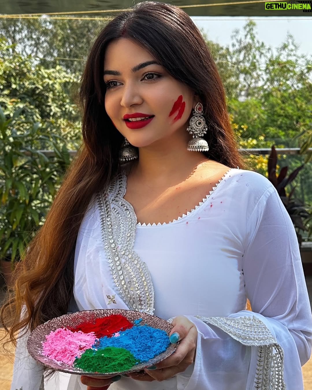 Rose Rawat - 13.2K Likes - Wish you all a happy and colourful holi 🩷❤️🩵💚🧡💛💜🤎🩶🤍 

.

.

#holi #holi2025 #holivibes #holicelebration #happyholi #holistic
