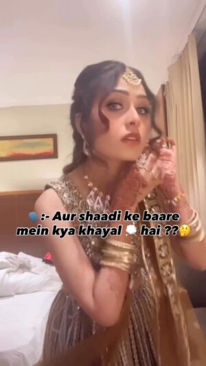 Ruchika Ahuja Instagram - Kyu khud ko main barbaad karu??🙄😒#foru #viralreels #trendingreels #reelkarofeelkaro #reelitfeelit #reels #waitforend #explore #explorepage #shaadi #relatable #relatablepost #girlscanrelate 😒😂
