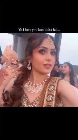 Ruchika Ahuja Instagram - 😍💞#foru #viralreels #trendingreels #reelkarofeelkaro #reelitfeelit #reels #love #explore #explorepage #lekebaraat #iloveyou #tagurlove 😍💞