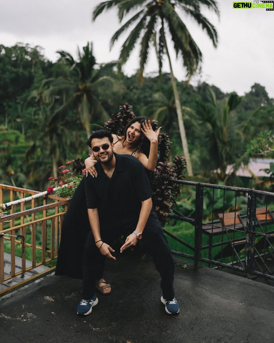 Rupal Yadav - 64.8K Likes - I’M GETTING MARRIED!!!!

Bali was where we met for the first time🥹 and today, in the same place, he asked me to be his forever. 
Feels unreal🥹💍🧿

10.02.2025 💍✨