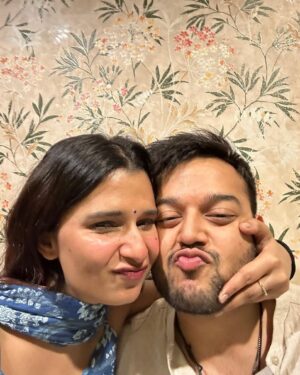 Rupal Yadav Instagram - This past year had its ups and downs but if there’s one thing I’m grateful for - it’s that we had each other through it all♥️
📸 *Slide 1:* The day I had my YouTube Accelerator event, and he showed up just to cheer me up before my speech🥹💖
📸 *Slide 2:* Beyond the workouts I think we bonded the most on our way to the gym..endless random convos, hyping each other up & just being our unfiltered selves🫶🏻
📸 *Slide 3:* Our first live stand-up show in Gurgaon that took us forever to reach😂
📸 *Slide 4:* Our first international trip together to Bali, where we had the most fun and learned so much about each other❤️
📸 *Slide 5:* The time I had just moved to Noida, and he randomly showed up - no plans, no reason, just to be there🥹
📸 *Slide 6:* Just after our roka!💍✨We were so happy that finally our families met and everything just felt perfect❤️ That “it’s really happening” feeling hit us hard & we couldn’t stop smiling the whole time!
📸 *Slide 7:* Just a random picture but one of our favourite things we do together - our long walks❤️batein karte karte kab 15,000 steps ho jaate hain pata hi nahi chalta!!🥹
📸 *Slide 8:* The first time Rajat gave me flowers… and that too in full filmy style! Kabhi fursat se poori story bataungi😛
📸 *Slide 9:* Bali again—where we got matching tattoos! Rajat’s first-ever tattoo, and he was so happy with it☺️
📸 *Slide 10:* Our crazy ATV ride in Bali! Even now, thinking about that day makes us smile☺️💗 Traveling with him is a whole different vibe! ❤️
📸 *Slide 11:* Gili T Island—some of our best memories together. Can’t wait to go back someday🌊✨
📸 *Slide 12:* One of our many flights! Honestly, we’ve taken so many secret trips this past year, I’ve lost track. ✈️😂 Here’s to many more! ❤️
📸 *Slide 13:* The day of our roka—the moment it *really* hit us… shit, this is actually happening! 💍🥹
📸 *Slide 14:* The day we officially got engaged! Still feels unreal. 💖✨
📸 *Slide 15:* Came to see him, and before leaving, idk why I wrote on his mirror with my lipstick. Ewwww cringeeeeeee ik
Here’s to many more memories together!🥹❤️🧿
Love you R❤️