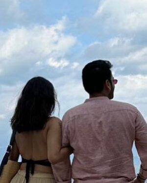 Rupal Yadav Instagram - This past year had its ups and downs but if there’s one thing I’m grateful for - it’s that we had each other through it all♥️

📸 *Slide 1:* The day I had my YouTube Accelerator event, and he showed up just to cheer me up before my speech🥹💖 
📸 *Slide 2:* Beyond the workouts I think we bonded the most on our way to the gym..endless random convos, hyping each other up & just being our unfiltered selves🫶🏻
📸 *Slide 3:* Our first live stand-up show in Gurgaon that took us forever to reach😂
📸 *Slide 4:* Our first international trip together to Bali, where we had the most fun and learned so much about each other❤️
📸 *Slide 5:* The time I had just moved to Noida, and he randomly showed up - no plans, no reason, just to be there🥹
📸 *Slide 6:* Just after our roka!💍✨We were so happy that finally our families met and everything just felt perfect❤️ That “it’s really happening” feeling hit us hard & we couldn’t stop smiling the whole time!
📸 *Slide 7:* Just a random picture but one of our favourite things we do together - our long walks❤️batein karte karte kab 15,000 steps ho jaate hain pata hi nahi chalta!!🥹
📸 *Slide 8:* The first time Rajat gave me flowers… and that too in full filmy style! Kabhi fursat se poori story bataungi😛
📸 *Slide 9:* Bali again—where we got matching tattoos! Rajat’s first-ever tattoo, and he was so happy with it☺️
📸 *Slide 10:* Our crazy ATV ride in Bali! Even now, thinking about that day makes us smile☺️💗 Traveling with him is a whole different vibe! ❤️ 
📸 *Slide 11:* Gili T Island—some of our best memories together. Can’t wait to go back someday🌊✨ 
📸 *Slide 12:* One of our many flights! Honestly, we’ve taken so many secret trips this past year, I’ve lost track. ✈️😂 Here’s to many more! ❤️ 
📸 *Slide 13:* The day of our roka—the moment it *really* hit us… shit, this is actually happening! 💍🥹 
📸 *Slide 14:* The day we officially got engaged! Still feels unreal. 💖✨ 
📸 *Slide 15:* Came to see him, and before leaving, idk why I wrote on his mirror with my lipstick. Ewwww cringeeeeeee ik 

Here’s to many more memories together!🥹❤️🧿
Love you R❤️