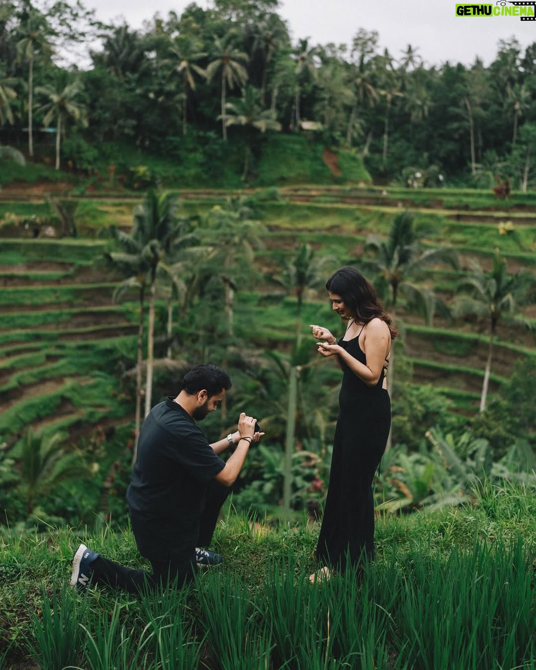 Rupal Yadav - 64.8K Likes - I’M GETTING MARRIED!!!!

Bali was where we met for the first time🥹 and today, in the same place, he asked me to be his forever. 
Feels unreal🥹💍🧿

10.02.2025 💍✨