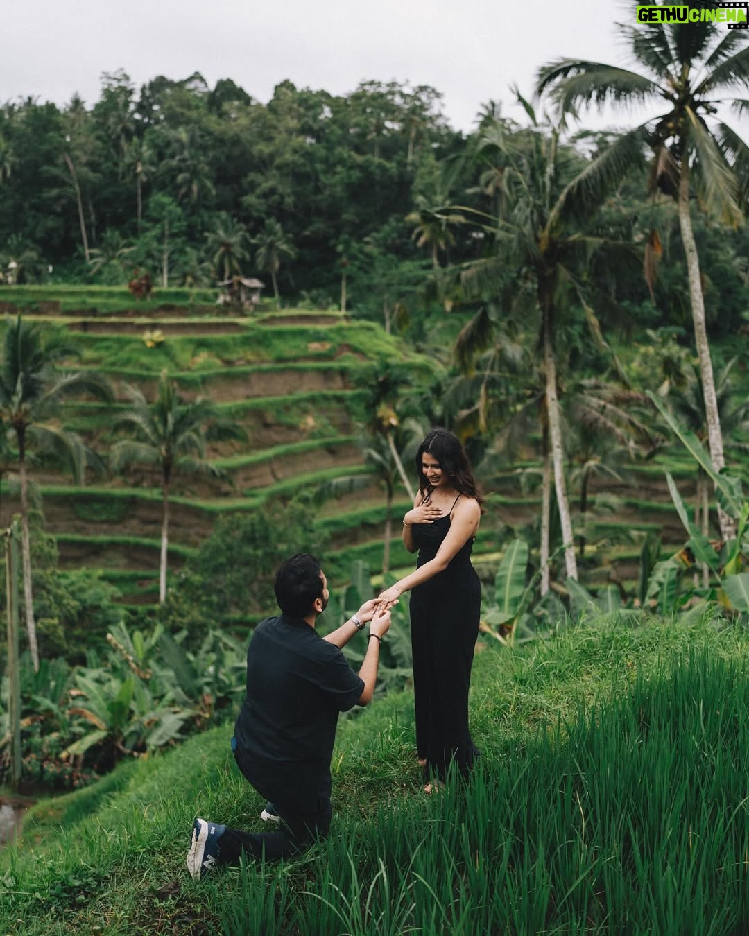 Rupal Yadav - 64.8K Likes - I’M GETTING MARRIED!!!!

Bali was where we met for the first time🥹 and today, in the same place, he asked me to be his forever. 
Feels unreal🥹💍🧿

10.02.2025 💍✨