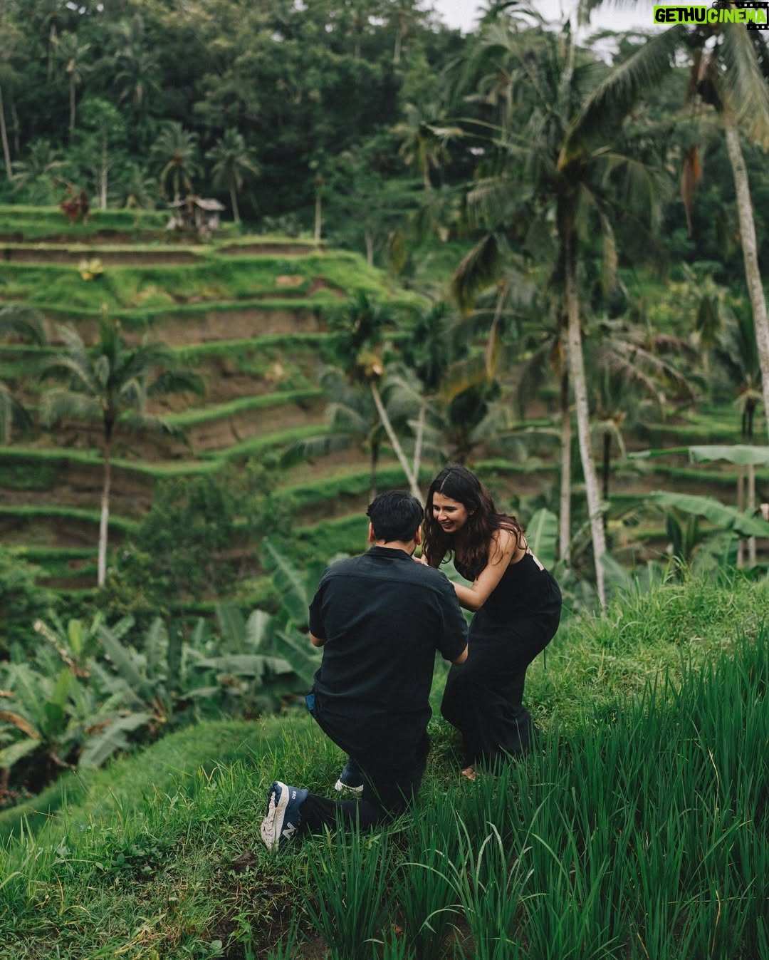 Rupal Yadav - 64.8K Likes - I’M GETTING MARRIED!!!!

Bali was where we met for the first time🥹 and today, in the same place, he asked me to be his forever. 
Feels unreal🥹💍🧿

10.02.2025 💍✨