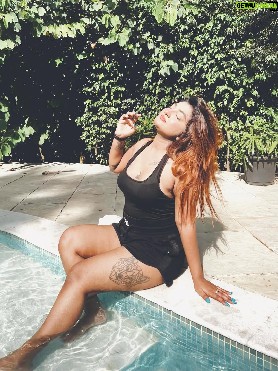 Rutuja Kamble - 1.9K Likes - Pool hair , don’t care 🖤