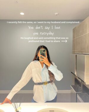 Rutvi Bhatt Instagram - Love can be expressed in the most non-obvious ways — it’s just about us looking to notice ✨
🫶 Most couples that I do coaching with tell me that they feel a lack of love in their relationship and it takes us a lot work to then realize they’ve been loving them all along, just maybe in a way they didn’t notice or recognize!
🫶 We expect to get love in the way we give out love but that’s not always true: our partner can love us through silent actions, forgiveness, understanding and care without making it explicit that they love you!
🥹💛 So if either of you in your relationship have had a complain about not feeling loved — send this to your partner and start telling each other all the beautiful gestures you do have in your relationship which you may not have noticed ✨
💌 Send this to your partner and remind yourself that a relationship is work and recognition!
.
.
.
.
.
.
.
.
.
.
#emotional #emotions
#failure #hardwork #success #grind #emotionalintelligence #emotions
#longdistancerelationship #longdistancecouples
#couples #relationshipgoals #datingadvice
#relationships #fights #mindset #mentor #love #couples #couplegoals #date #couplegoals #mindset #desicouple #indian #india #mumbai #delhi #motivation