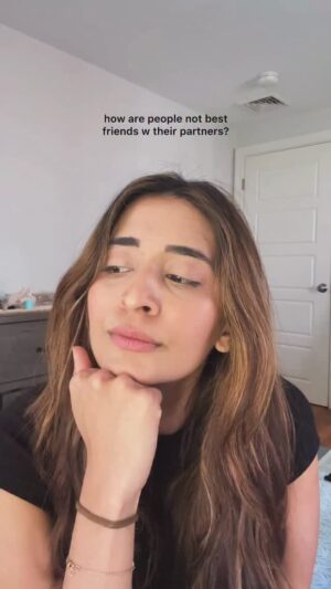Rutvi Bhatt Instagram - Can you relate….? Cause I genuinely find it really hard to understand love without the essence of friendship in it 🤝
✨ Love is a beautiful feeling but when you it on with friendship it becomes something else
🫶 Friends are full of fun, laughter, understanding and very little expectations — it’s lightweight..
✨ we sometimes put too much pressure on our partners — but the minute we become best friends, you realize you both can take on problems much more easily!
🫶 If there’s one thing you should aim for is developing that friendship gene in your relationship because after that you’ll fall for each other even more
🫶 I am obsessed w my husband and no it’s not toxic or too much — because I don’t fight w him if he’s not available or busy, but every part of my body loves him and wants to hang out with him and share my life with him whenever possible!
💌 if you’re lucky and you’ve found someone like that.. share this with them!
🤍🤍 follow me to build strong, lasting relationships💕💕
.
.
Long distance couple, couple fights, problem solving, relationship building, trust, healing, love, Rutvi Bhatt, Rootvi, Relationship Coach
.
.
#couples #relationshipgoals #datingadvice
#relationships #fights #love #couples #couplegoals #desicouple #india #mumbai
.
.
.
.